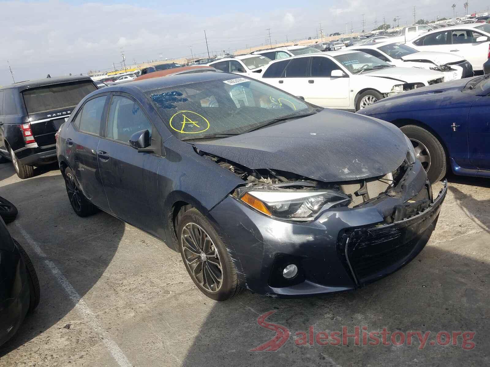 5YFBURHE7GP463738 2016 TOYOTA COROLLA