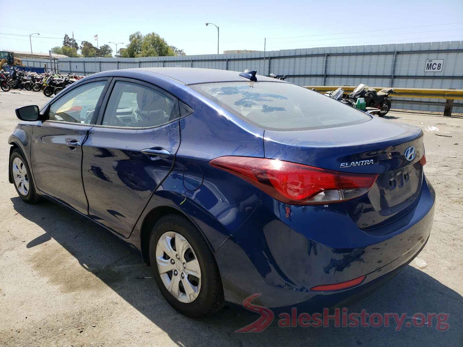 5NPDH4AE7GH757888 2016 HYUNDAI ELANTRA