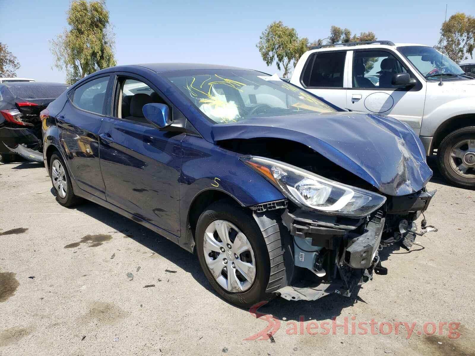 5NPDH4AE7GH757888 2016 HYUNDAI ELANTRA