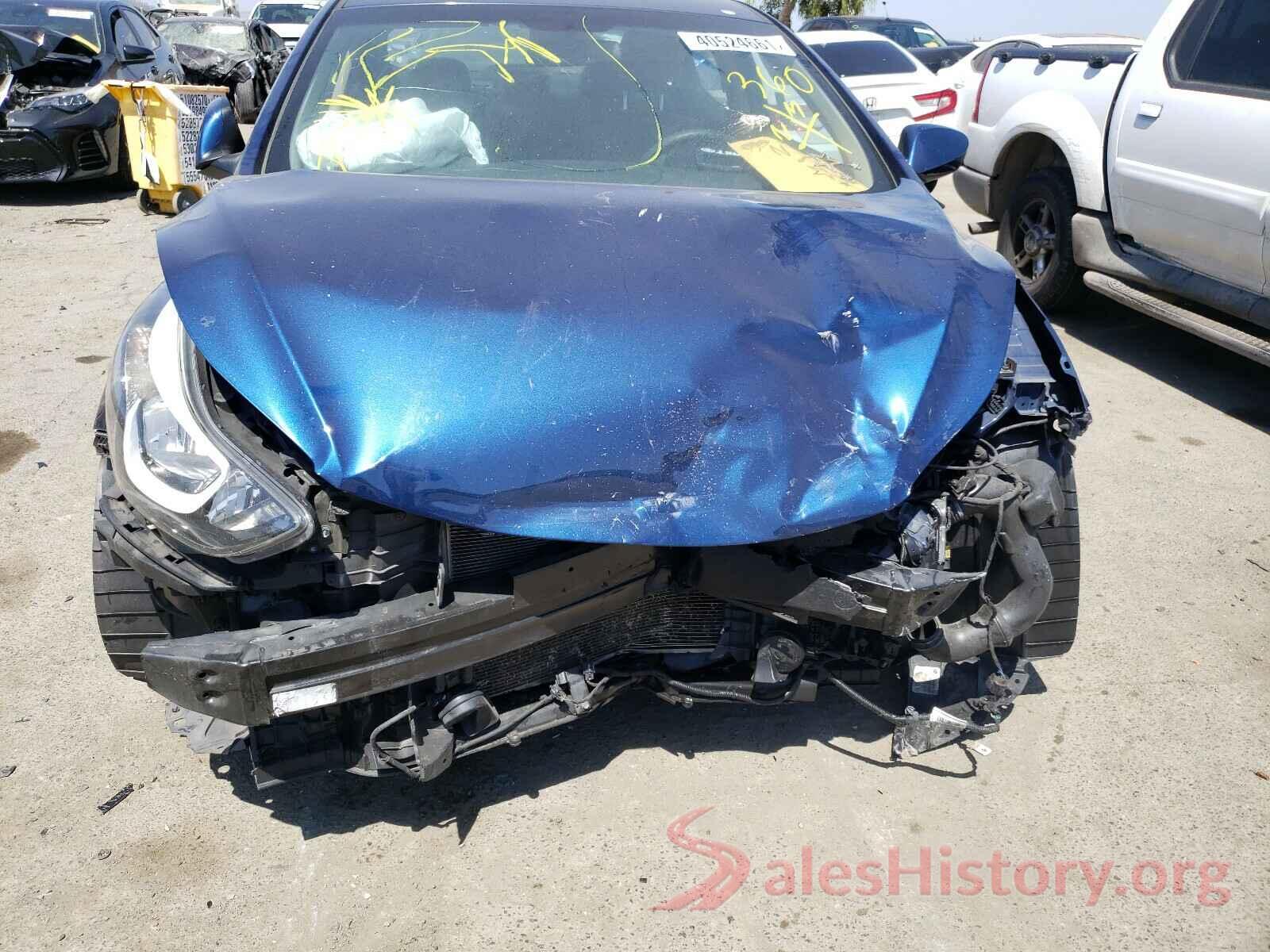 5NPDH4AE7GH757888 2016 HYUNDAI ELANTRA