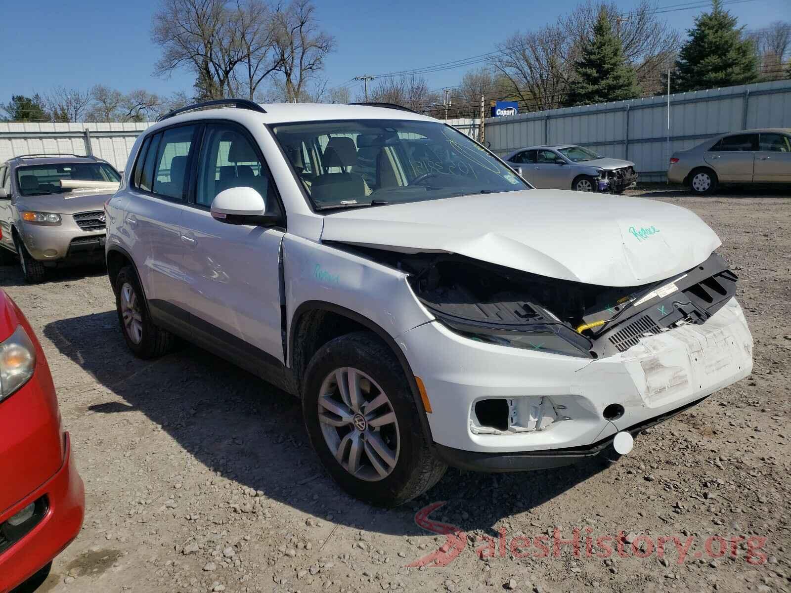 WVGAV7AX4GW586411 2016 VOLKSWAGEN TIGUAN