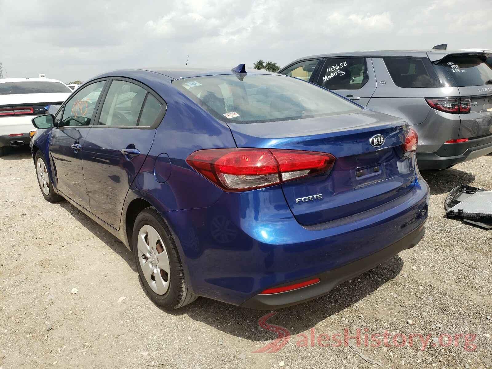 3KPFK4A70JE167457 2018 KIA FORTE