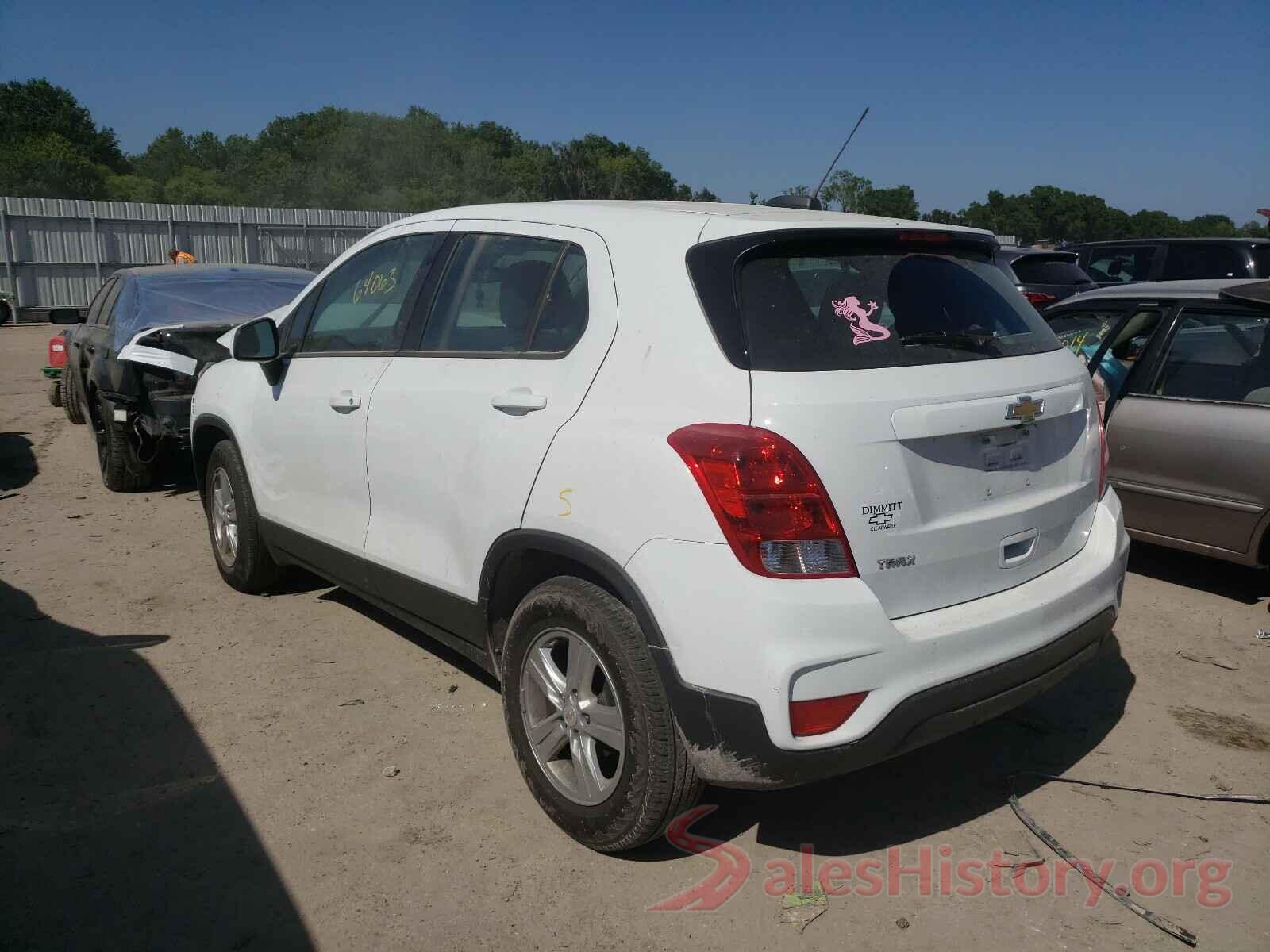 3GNCJKSB6KL254457 2019 CHEVROLET TRAX