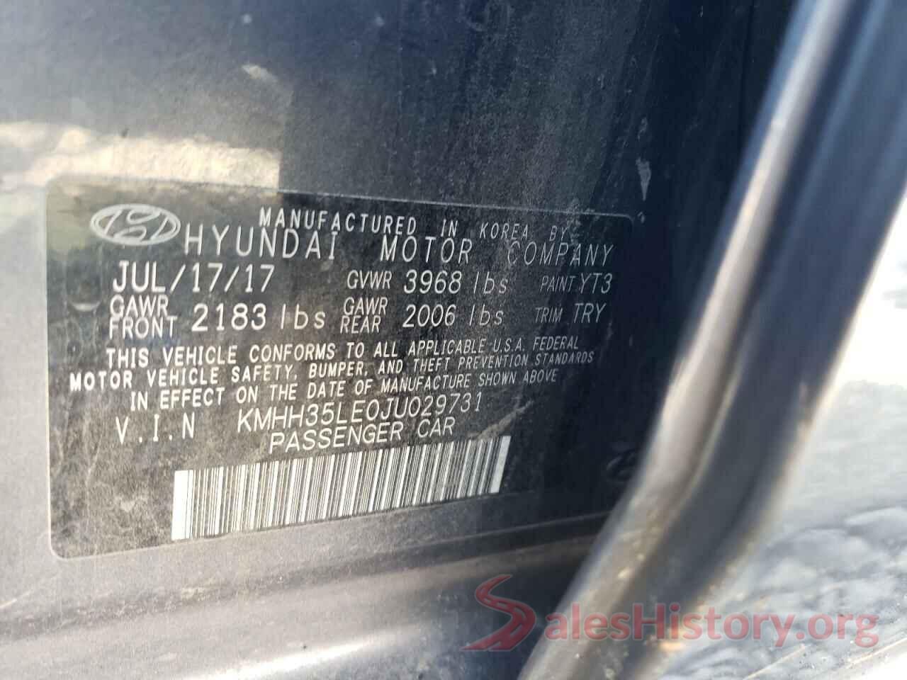 KMHH35LE0JU029731 2018 HYUNDAI ELANTRA