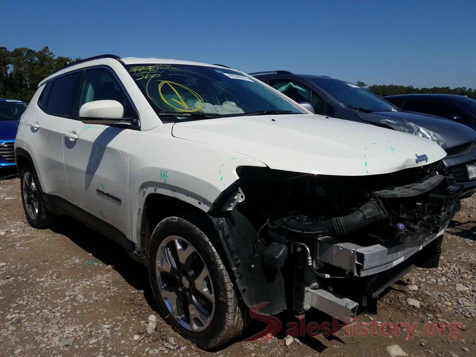 3C4NJCCB6KT675617 2019 JEEP COMPASS