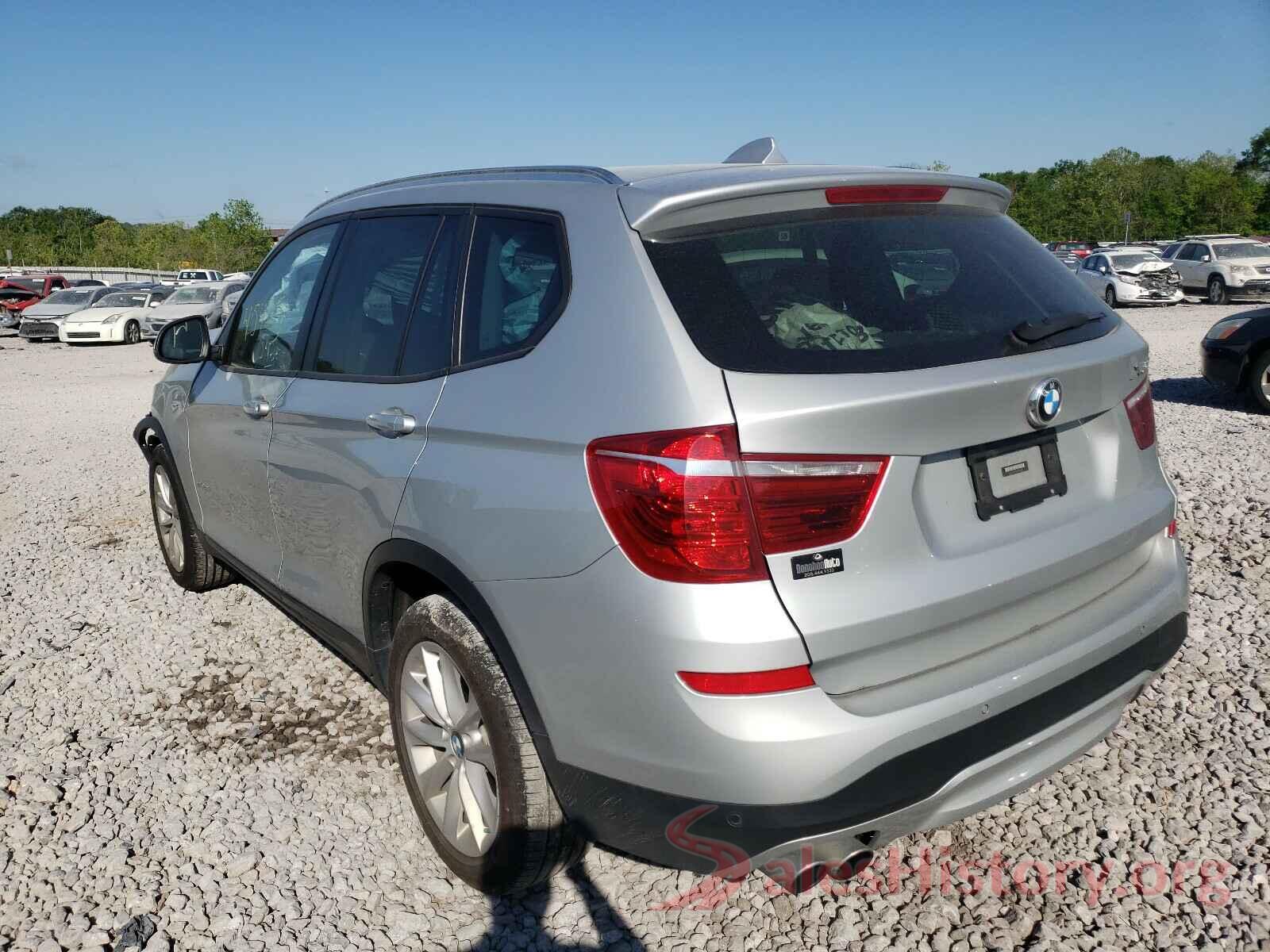 5UXWZ7C32H0V89710 2017 BMW X3