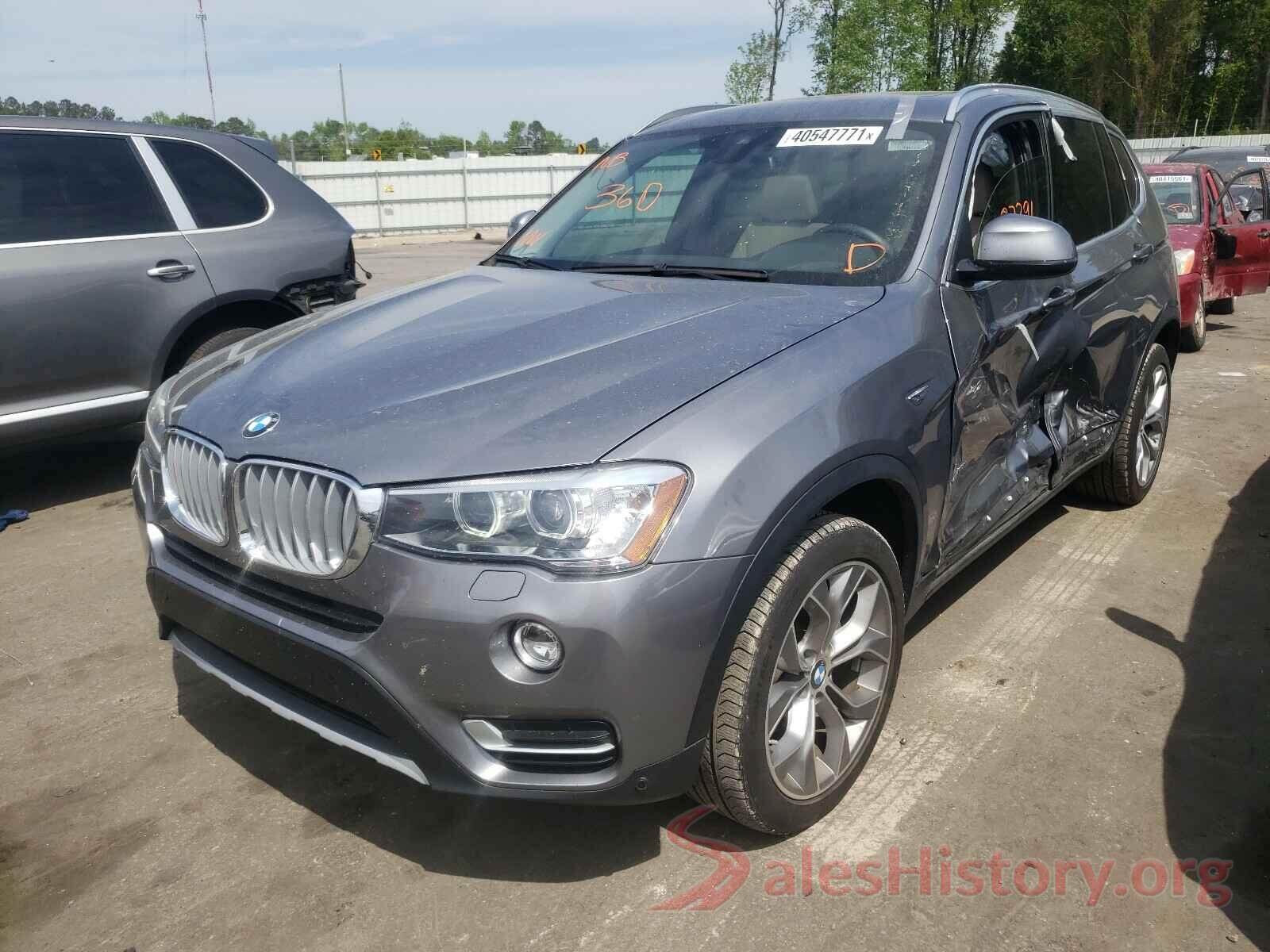 5UXWX9C5XH0T01791 2017 BMW X3