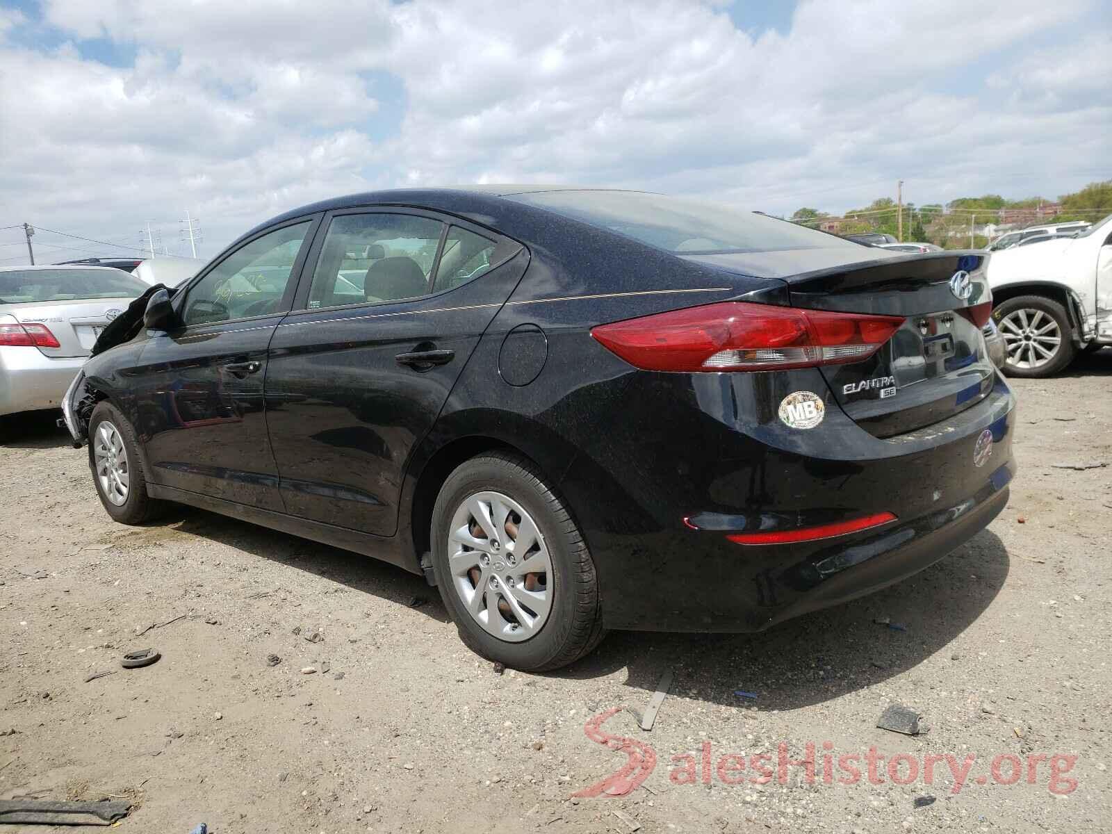 KMHD74LF7JU594323 2018 HYUNDAI ELANTRA