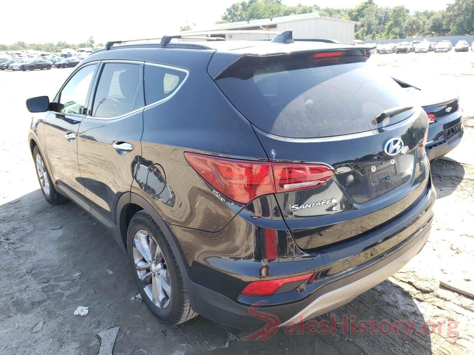 5XYZU4LAXHG433516 2017 HYUNDAI SANTA FE