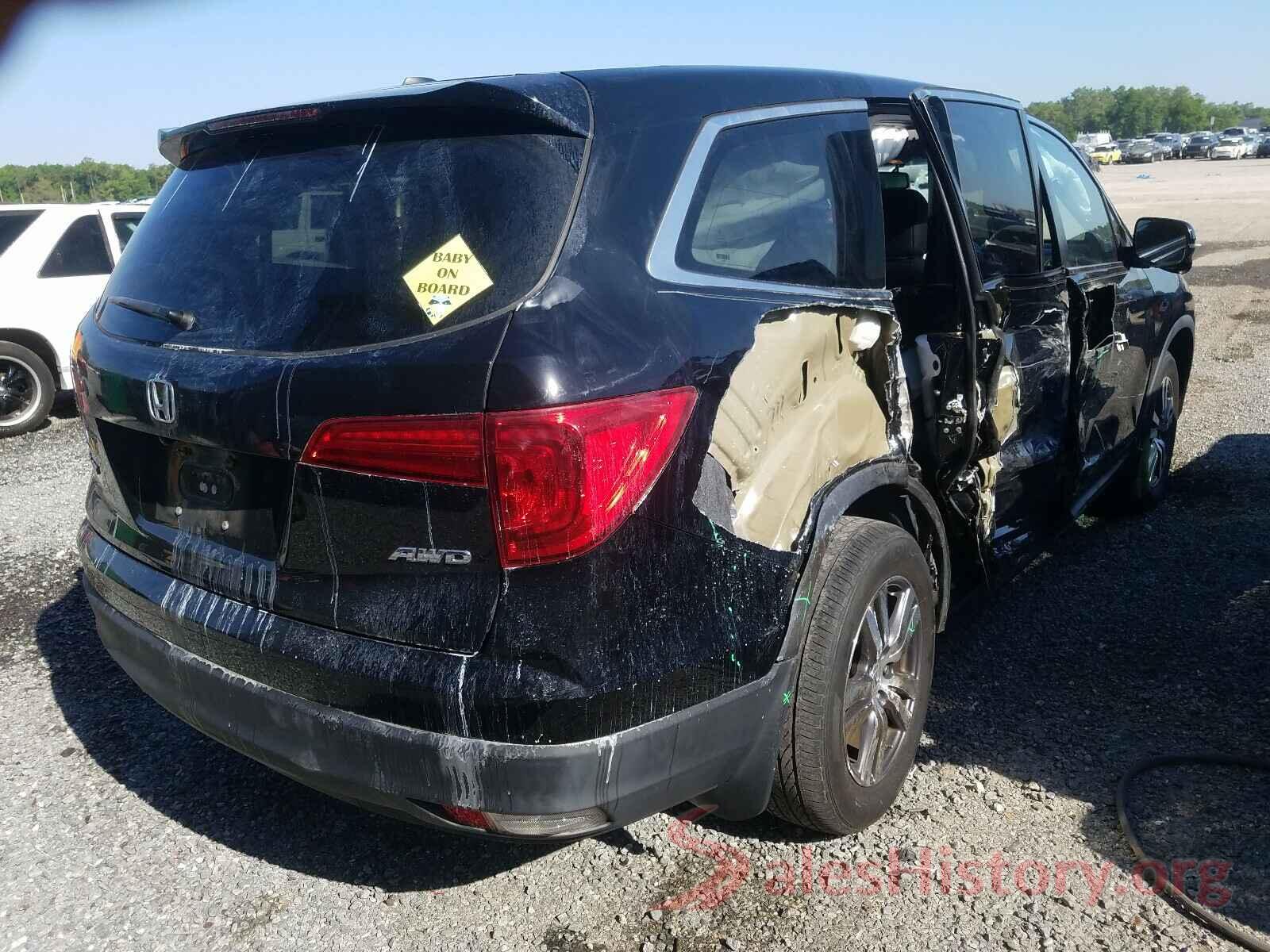 5FNYF6H7XHB066526 2017 HONDA PILOT