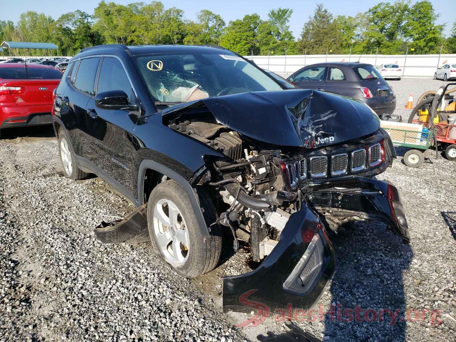 3C4NJCBB6KT851227 2019 JEEP COMPASS