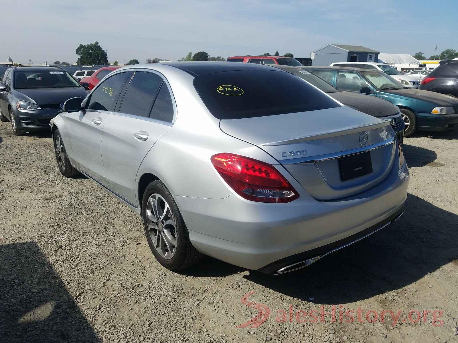 55SWF4KB5GU136679 2016 MERCEDES-BENZ C CLASS