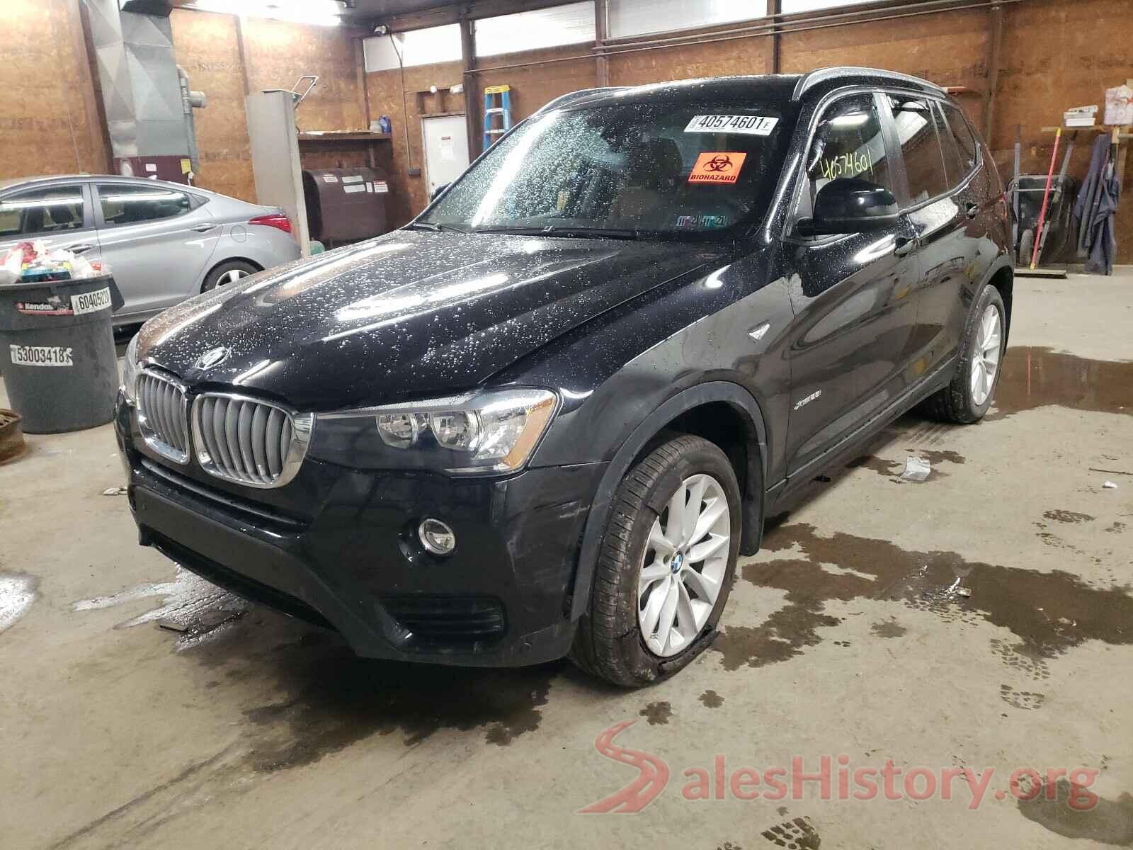 5UXWX9C5XG0D83376 2016 BMW X3