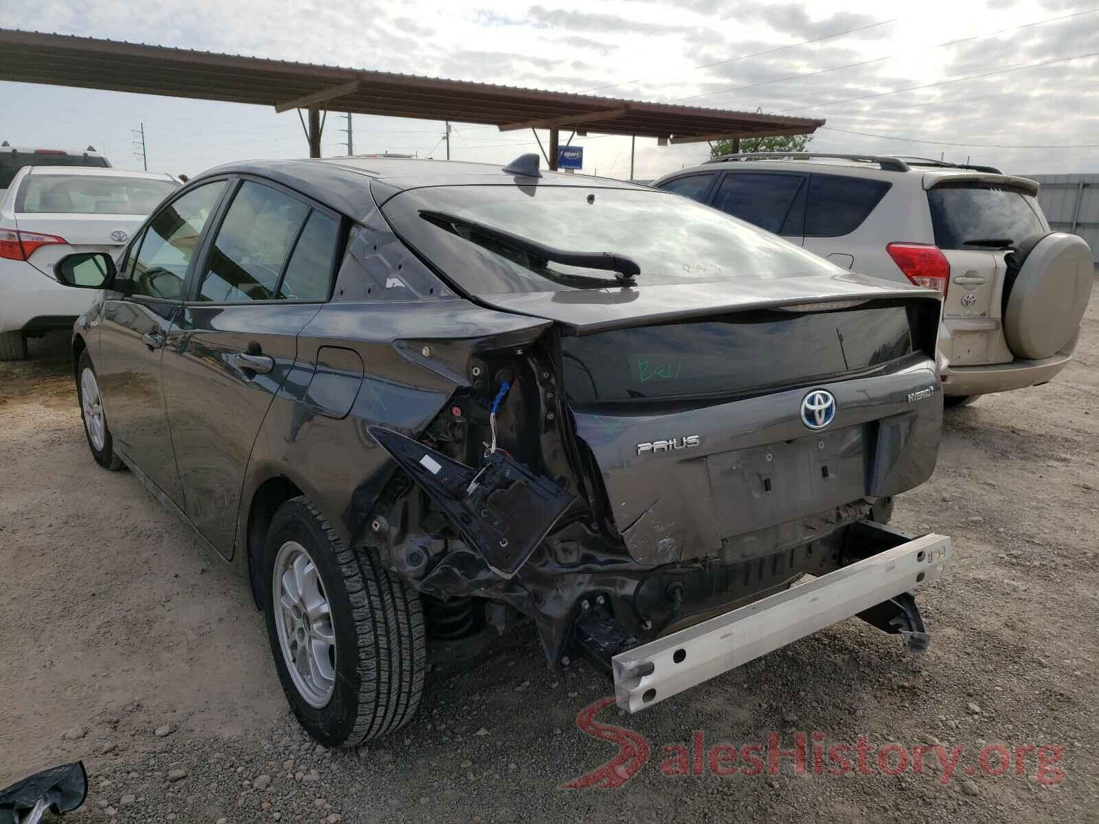 JTDKBRFU2G3002942 2016 TOYOTA PRIUS