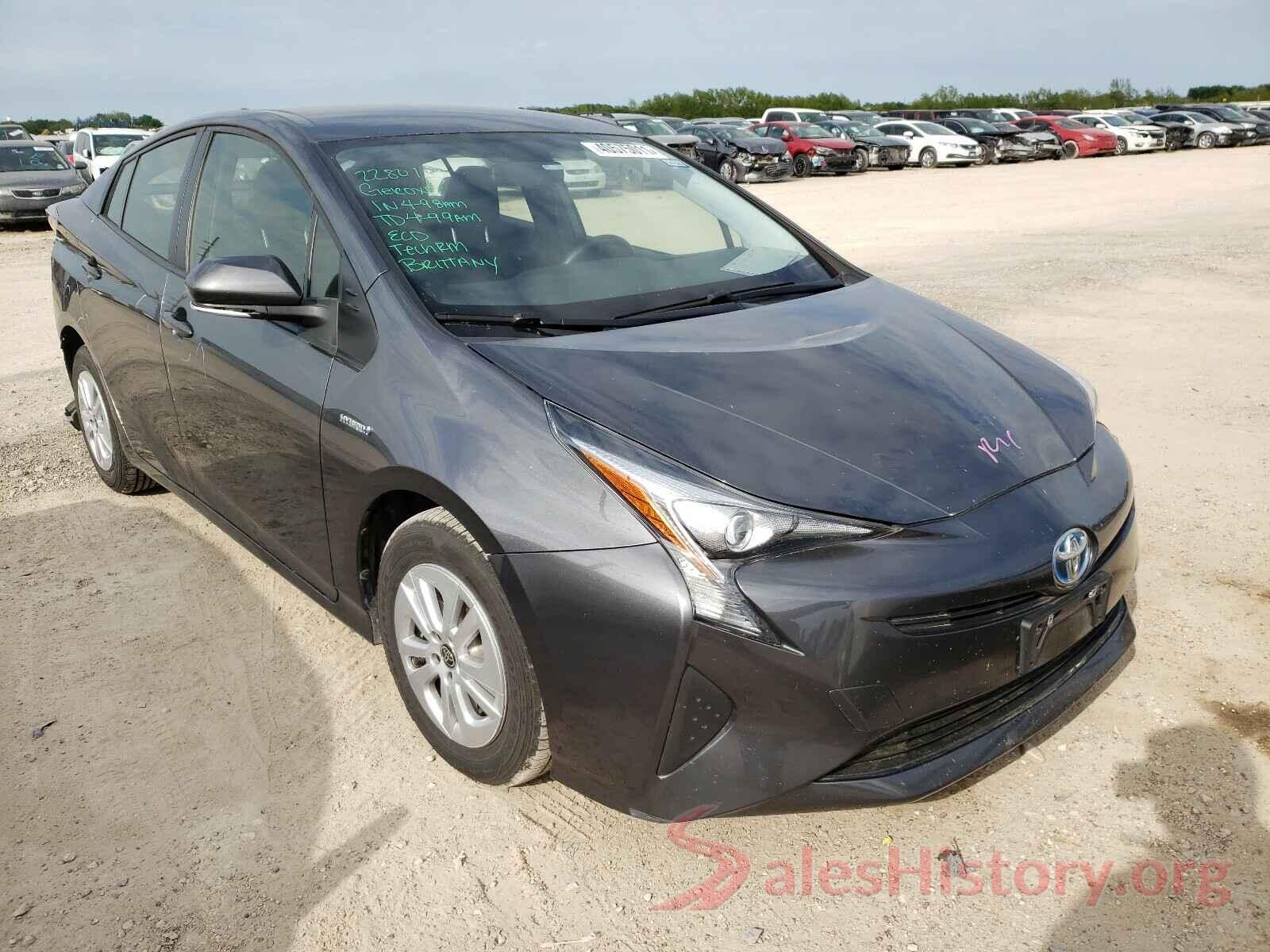 JTDKBRFU2G3002942 2016 TOYOTA PRIUS