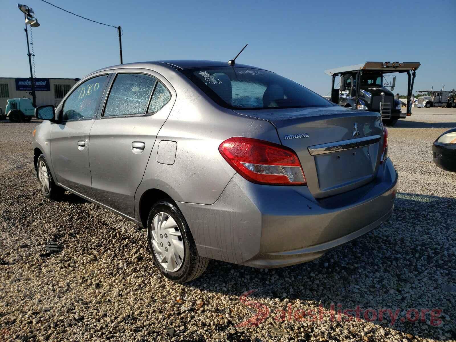 ML32F3FJ9HHF08284 2017 MITSUBISHI MIRAGE