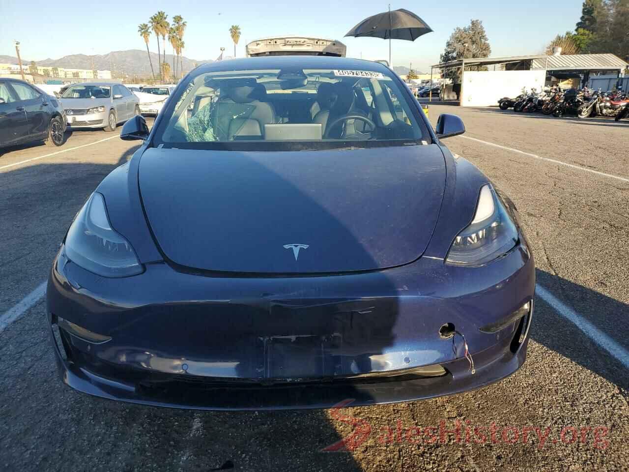 5YJ3E1EB9NF192168 2022 TESLA MODEL 3