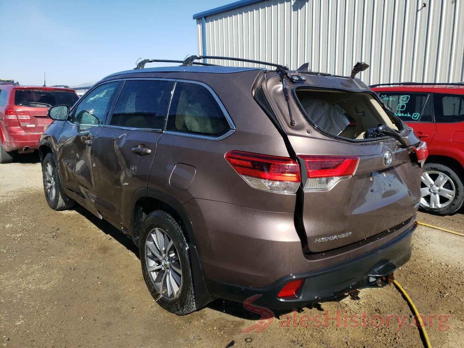 5TDJZRFH7JS800708 2018 TOYOTA HIGHLANDER