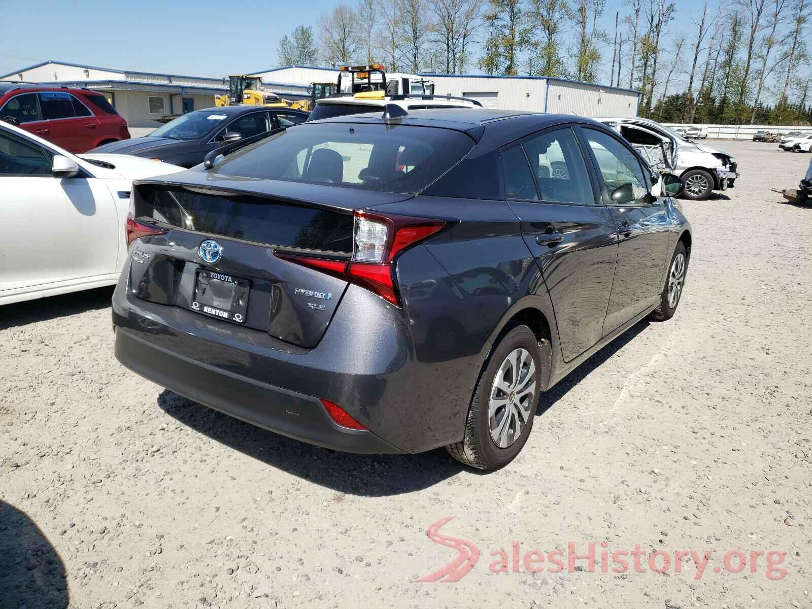 JTDL9RFU2L3021047 2020 TOYOTA PRIUS