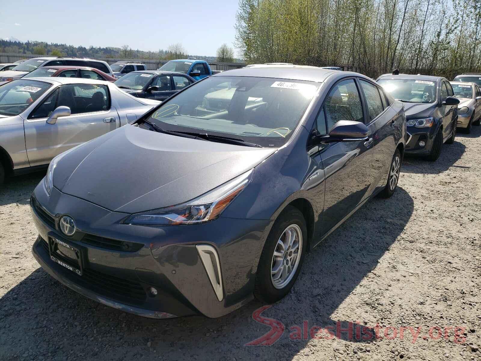 JTDL9RFU2L3021047 2020 TOYOTA PRIUS