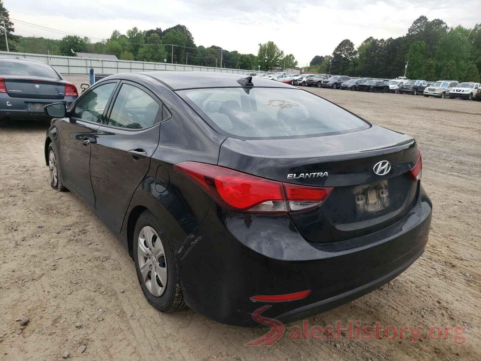 5NPDH4AE4GH763552 2016 HYUNDAI ELANTRA