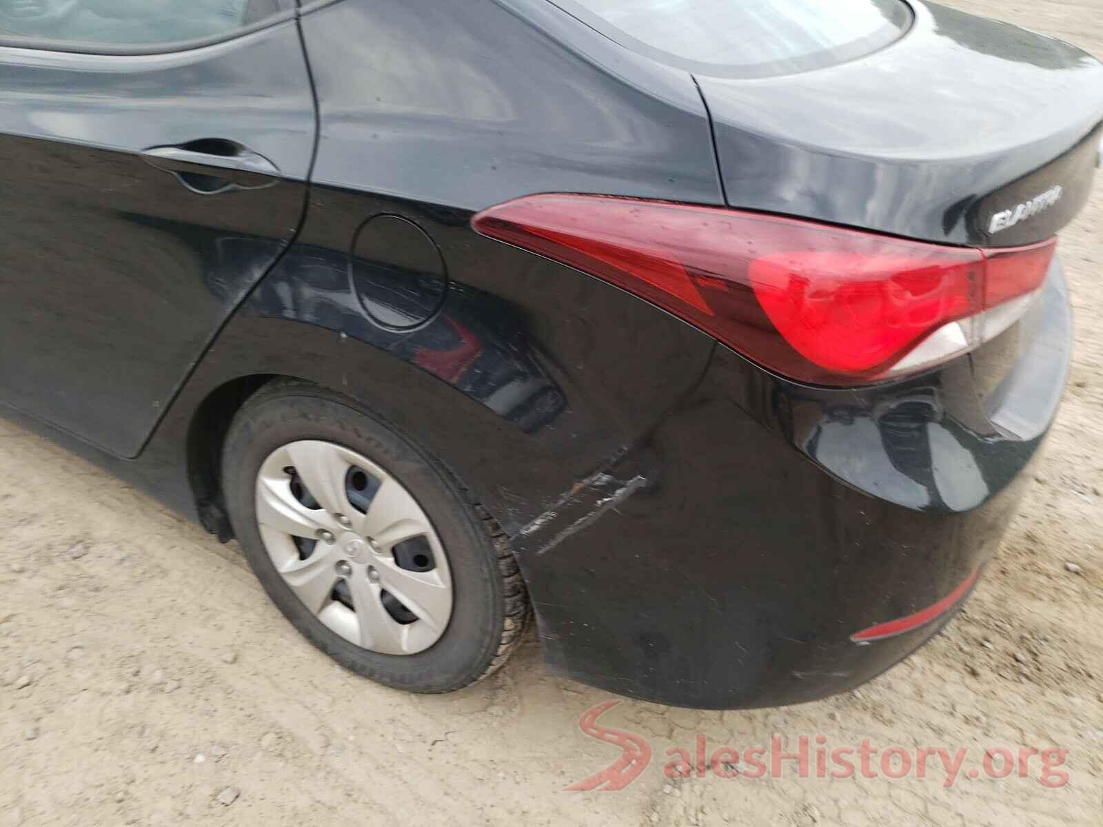 5NPDH4AE4GH763552 2016 HYUNDAI ELANTRA