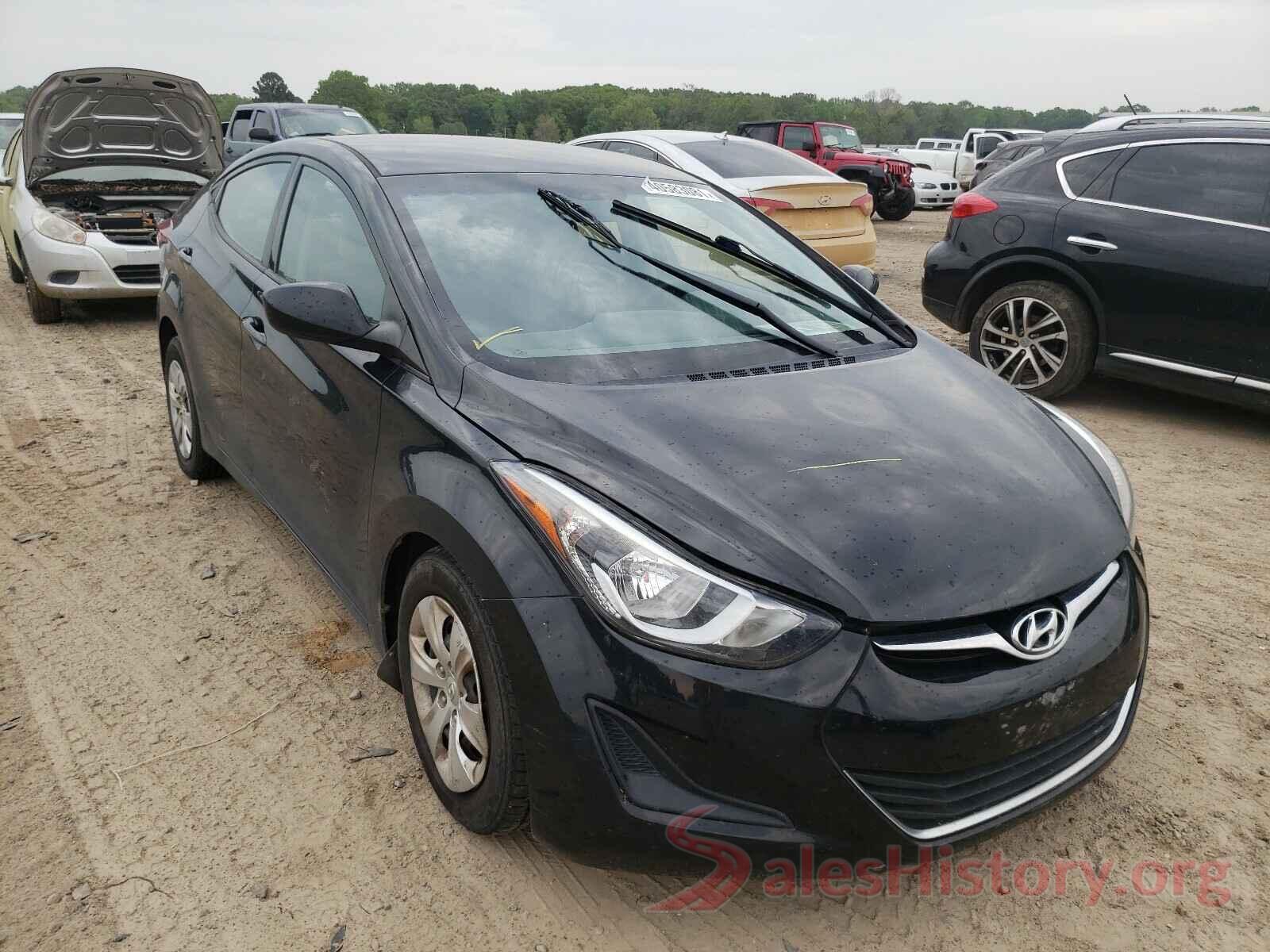 5NPDH4AE4GH763552 2016 HYUNDAI ELANTRA