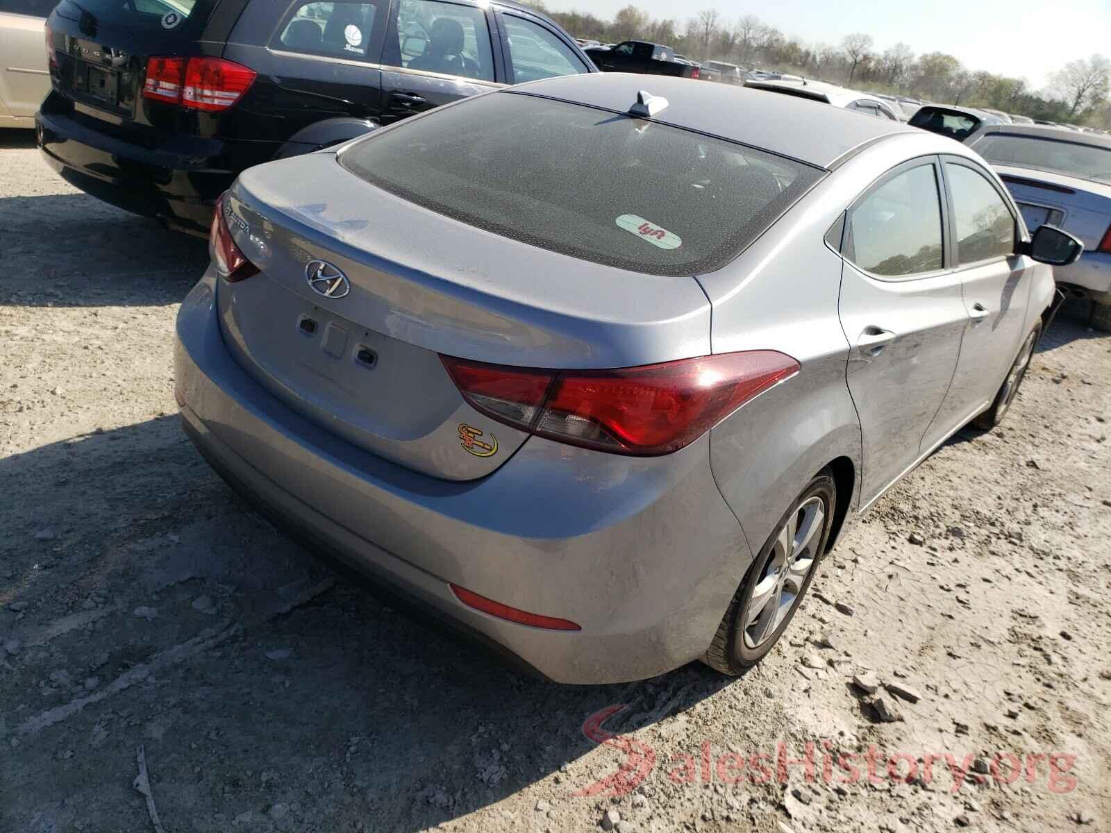 5NPDH4AE1GH754565 2016 HYUNDAI ELANTRA