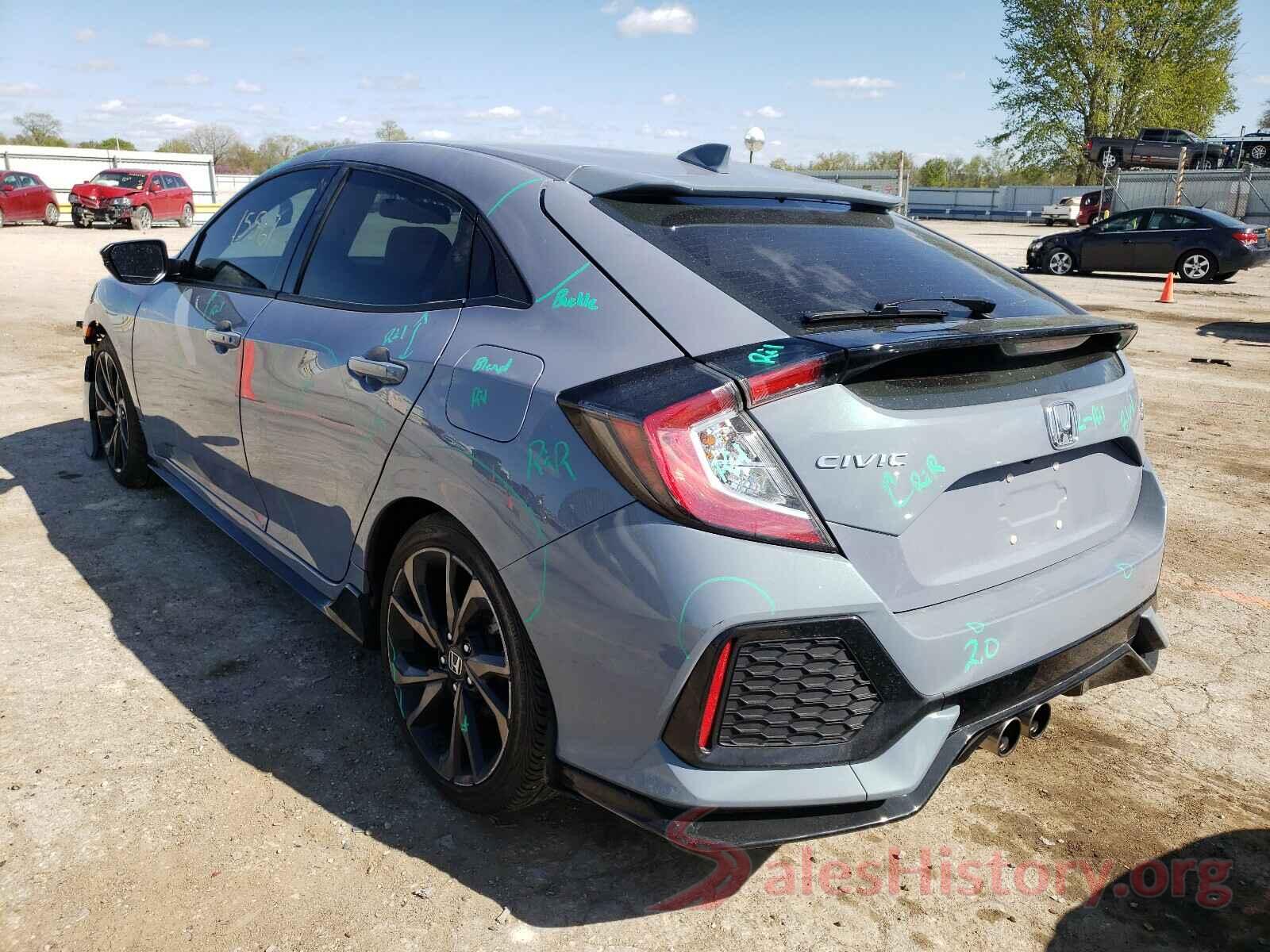 SHHFK7H96KU205745 2019 HONDA CIVIC