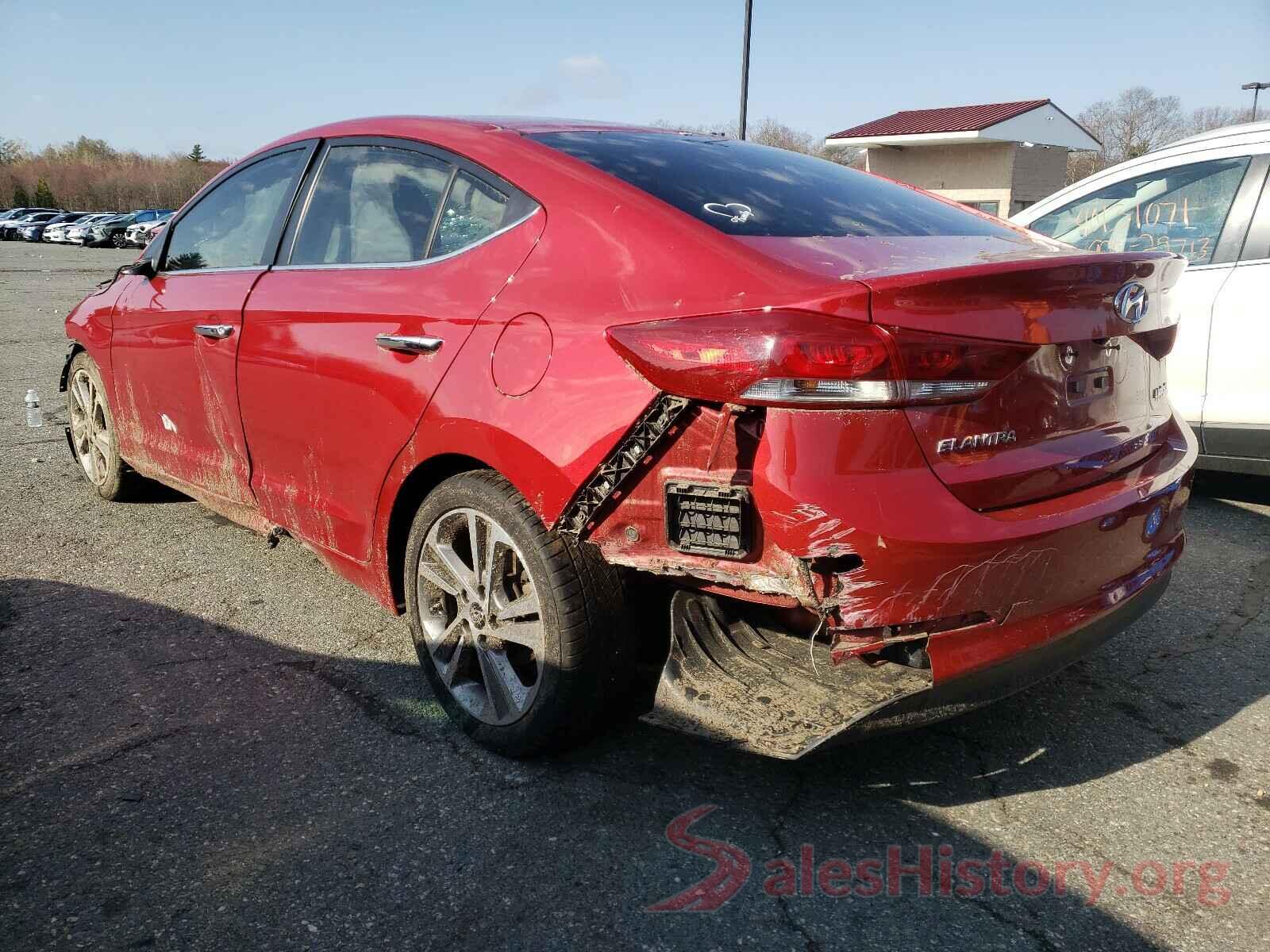 5NPD84LF3HH129110 2017 HYUNDAI ELANTRA