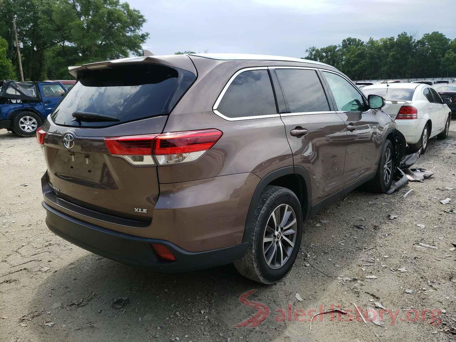 5TDKZRFH9KS294191 2019 TOYOTA HIGHLANDER