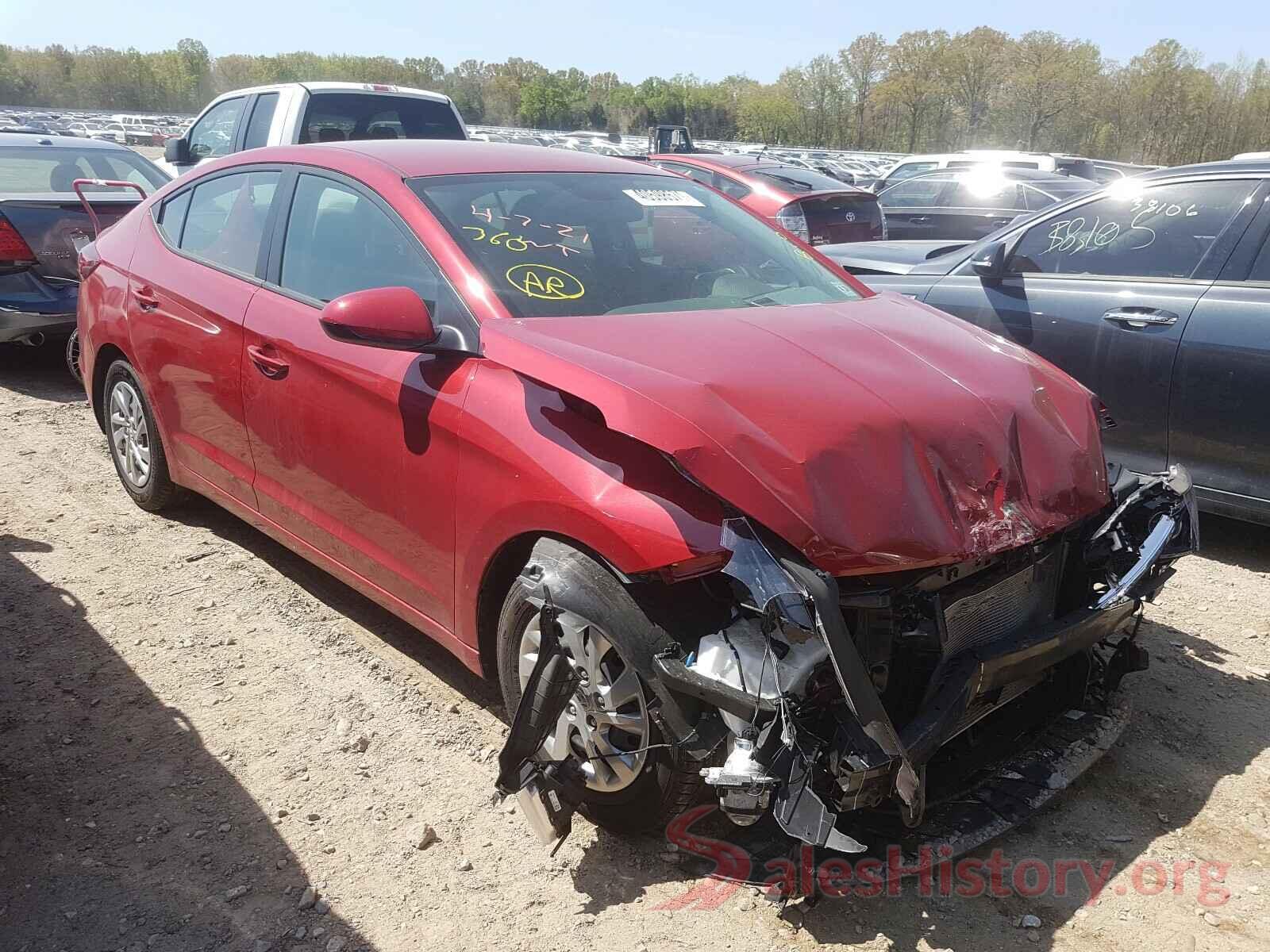 KMHD74LFXKU866249 2019 HYUNDAI ELANTRA