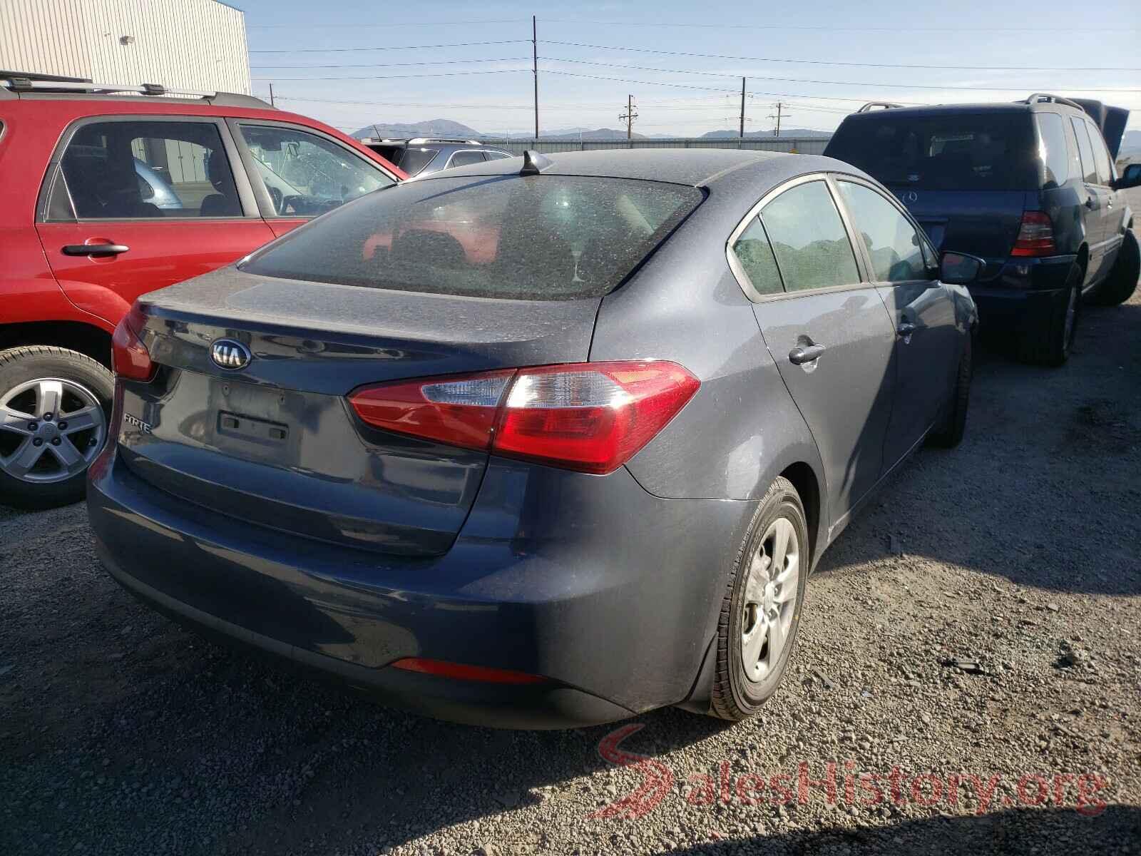 KNAFK4A6XG5523132 2016 KIA FORTE