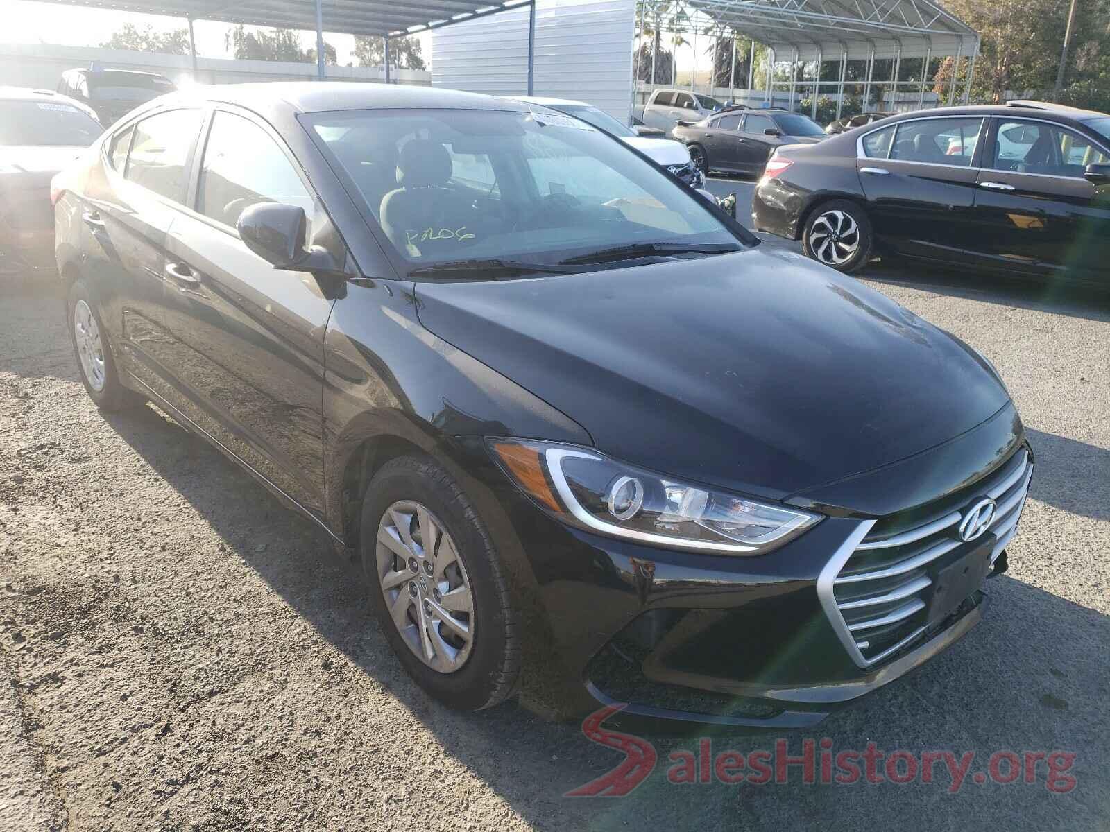 KMHD74LF4HU083114 2017 HYUNDAI ELANTRA