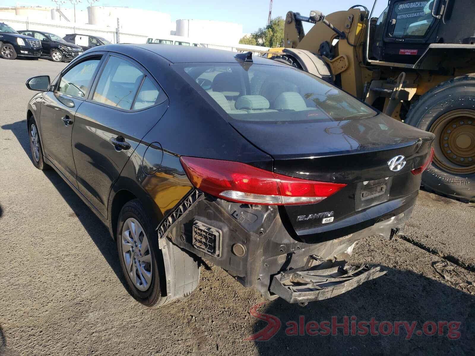 KMHD74LF4HU083114 2017 HYUNDAI ELANTRA