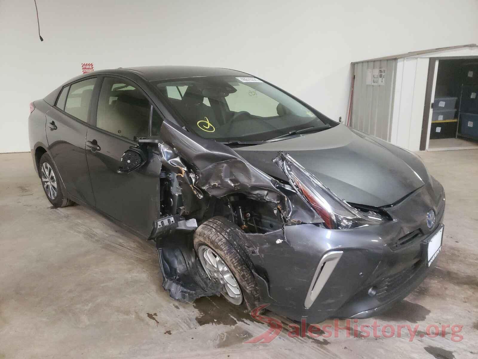 JTDL9MFU4M3027629 2021 TOYOTA PRIUS