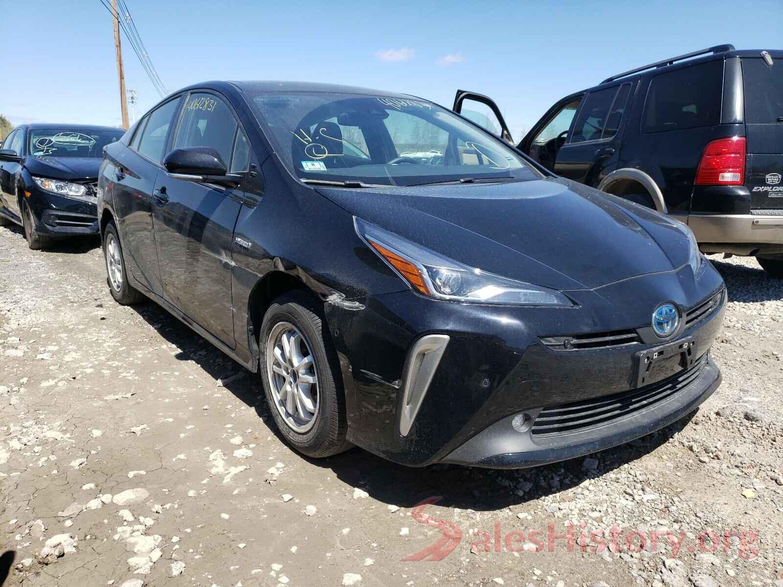 JTDL9RFU3L3020876 2020 TOYOTA PRIUS