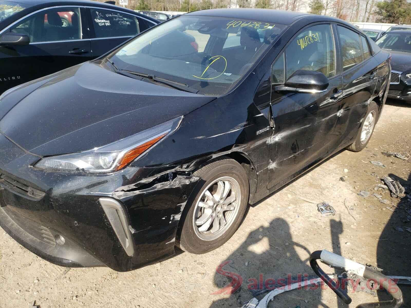 JTDL9RFU3L3020876 2020 TOYOTA PRIUS