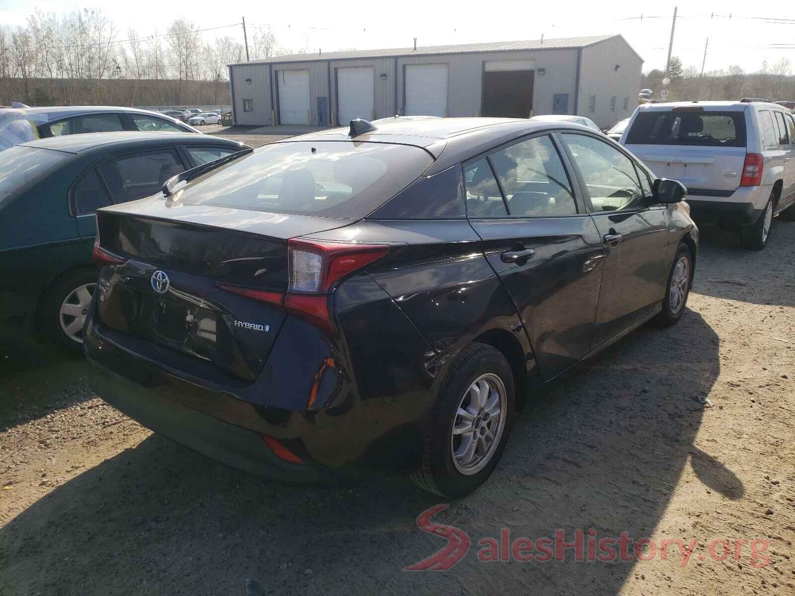 JTDL9RFU3L3020876 2020 TOYOTA PRIUS