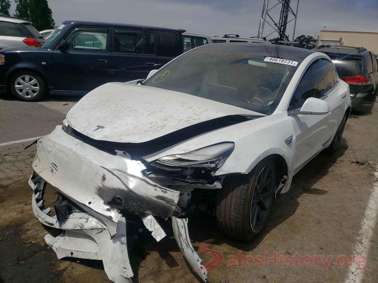 5YJ3E1EB0KF433465 2019 TESLA MODEL 3