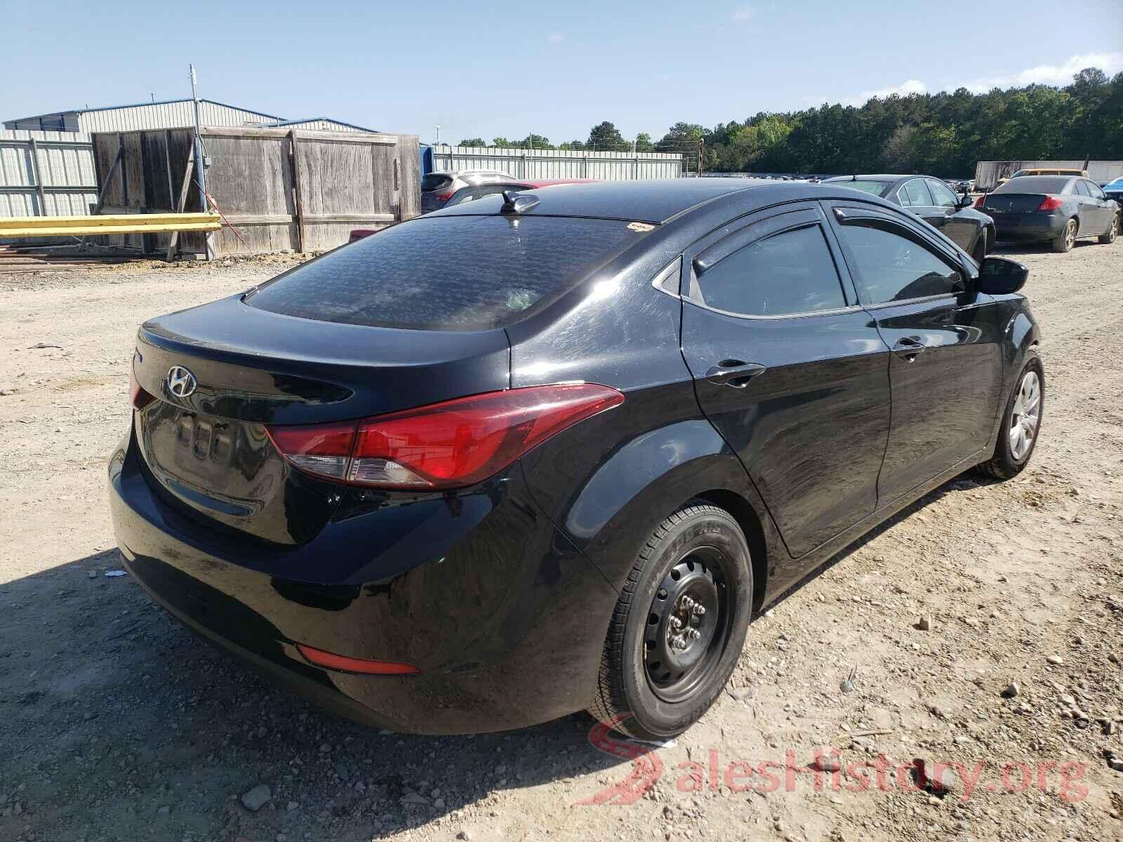 KMHDH4AE7GU632567 2016 HYUNDAI ELANTRA