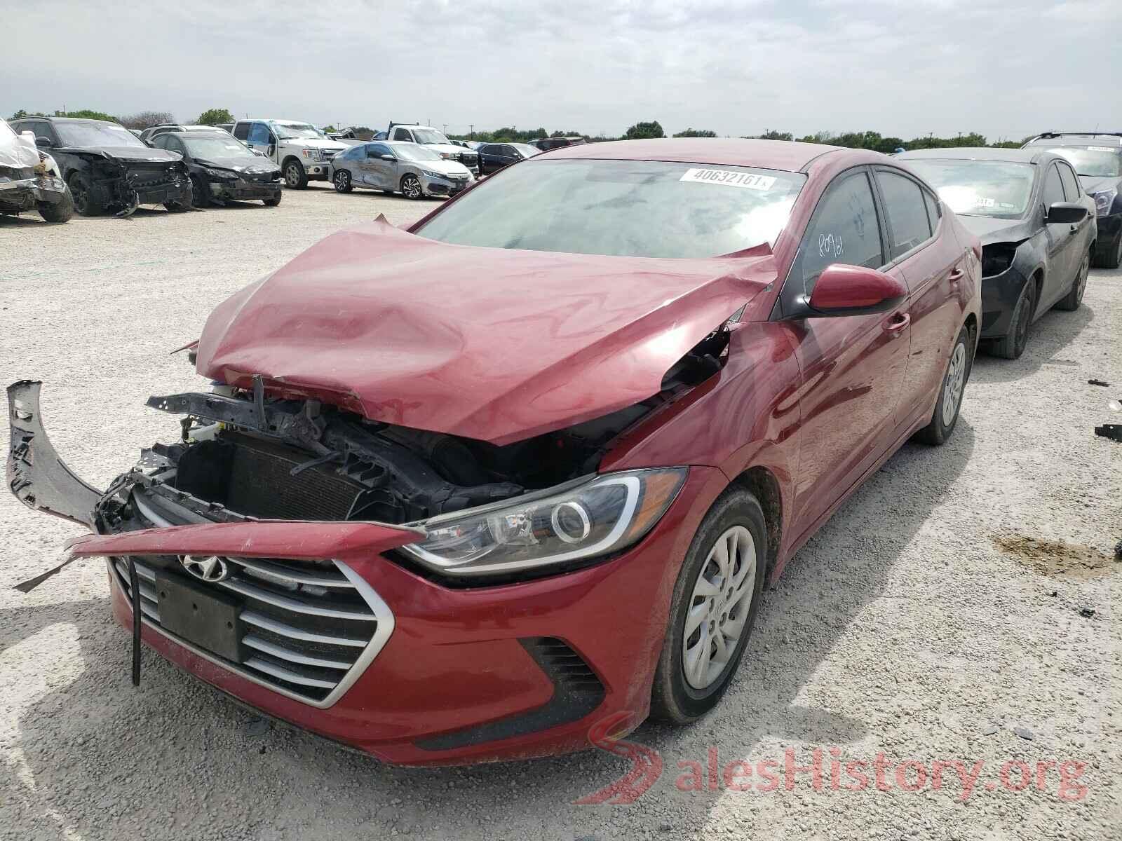 KMHD74LF7HU392348 2017 HYUNDAI ELANTRA