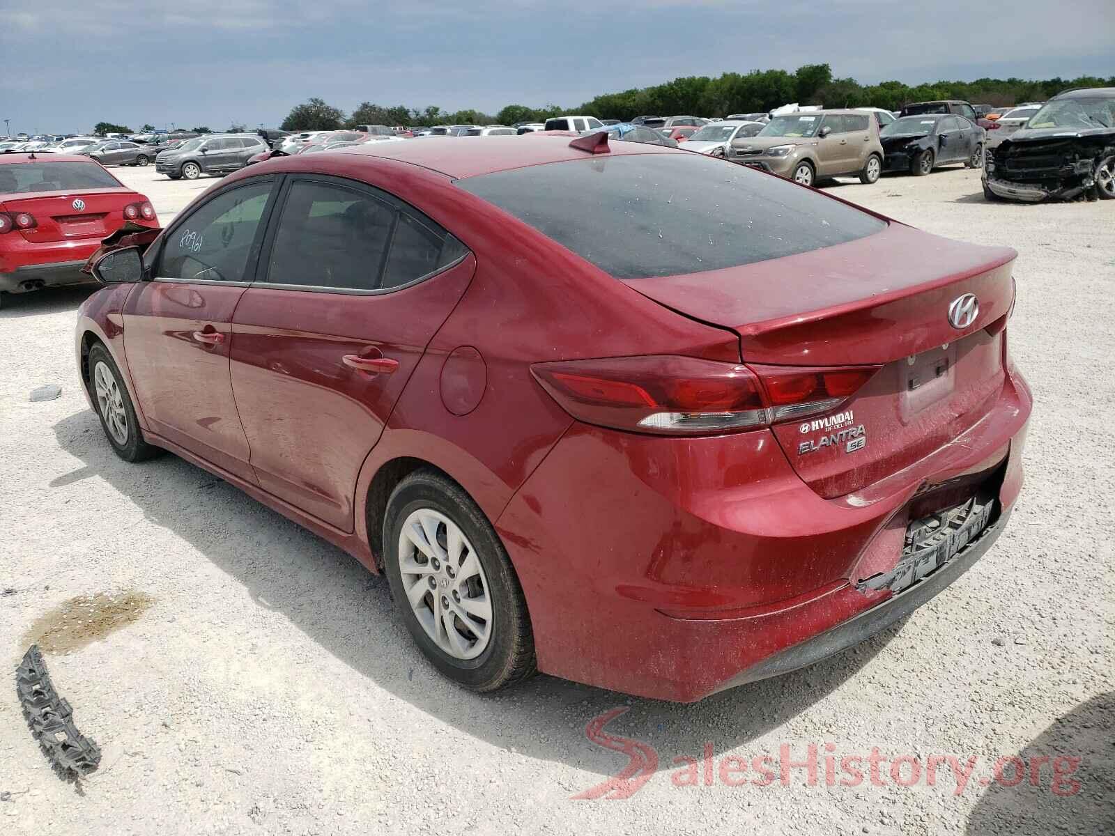 KMHD74LF7HU392348 2017 HYUNDAI ELANTRA