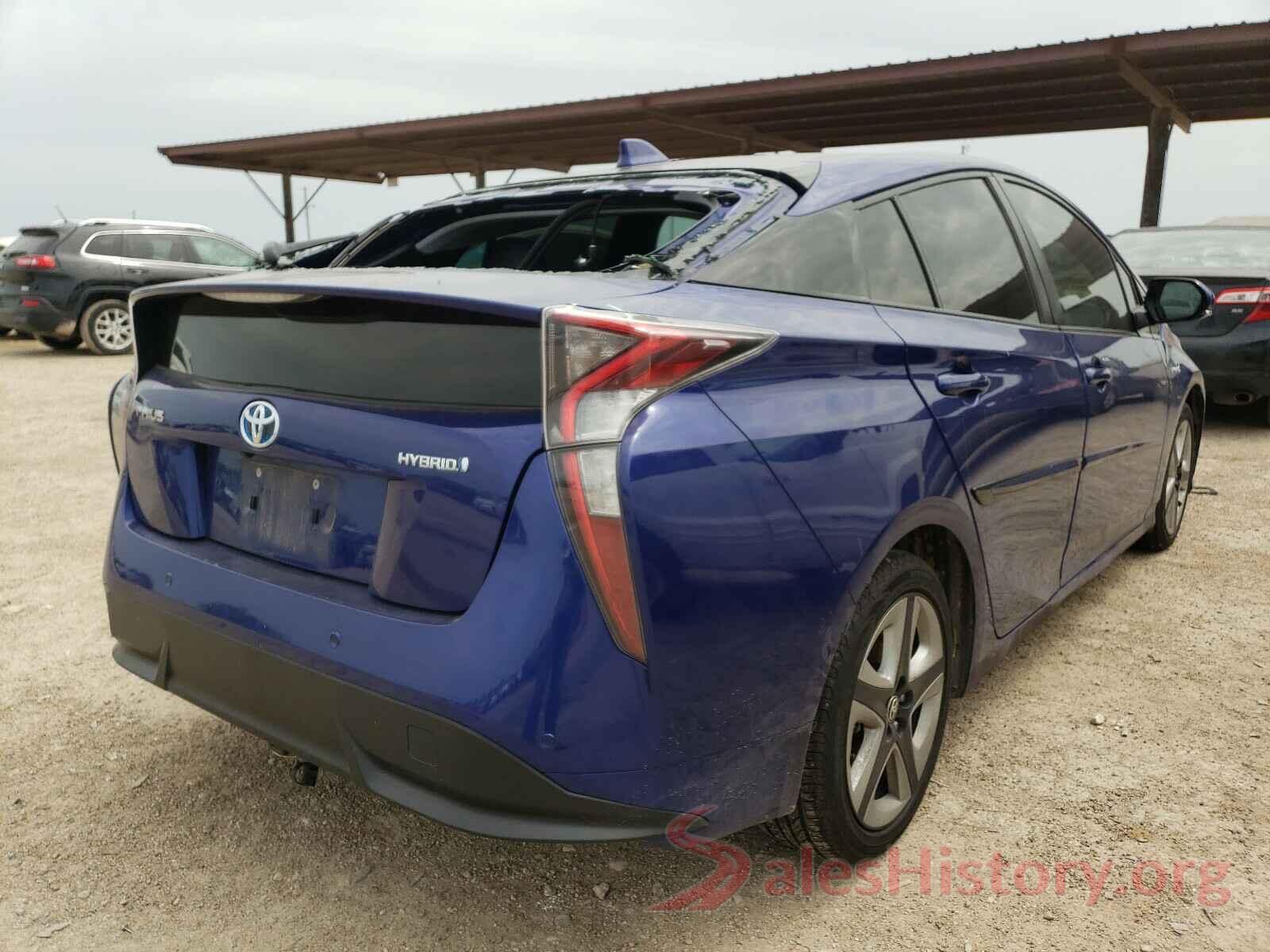 JTDKARFU3H3530672 2017 TOYOTA PRIUS