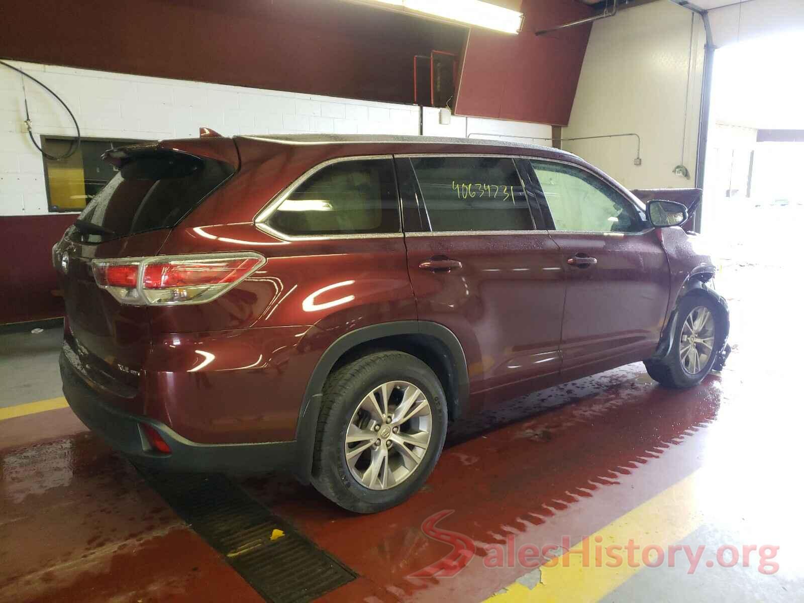 5TDJKRFH3FS106433 2015 TOYOTA HIGHLANDER