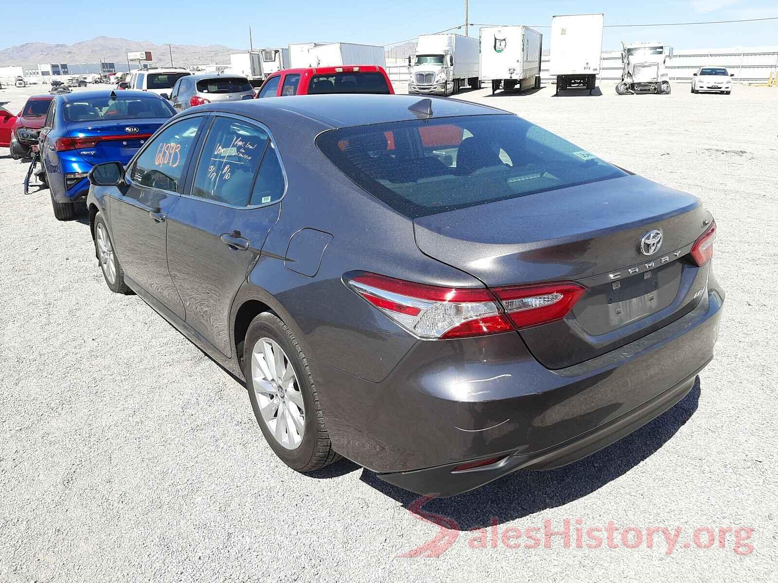 4T1B11HKXKU771607 2019 TOYOTA CAMRY