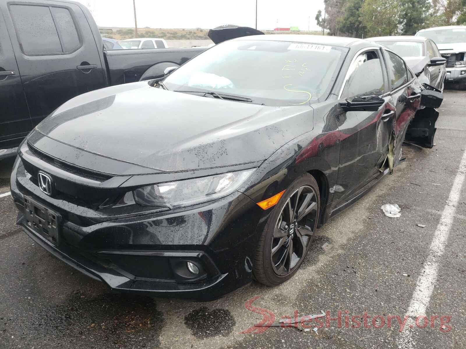 2HGFC2F86KH584821 2019 HONDA CIVIC