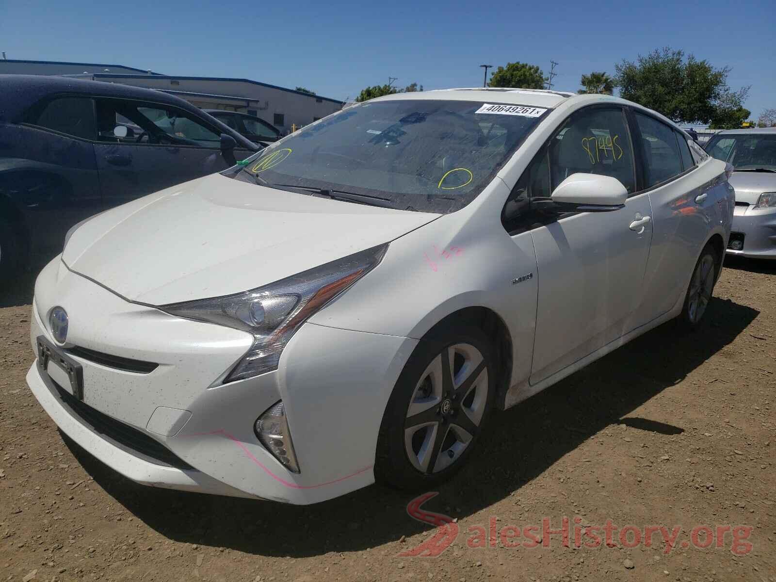 JTDKARFU8G3020381 2016 TOYOTA PRIUS