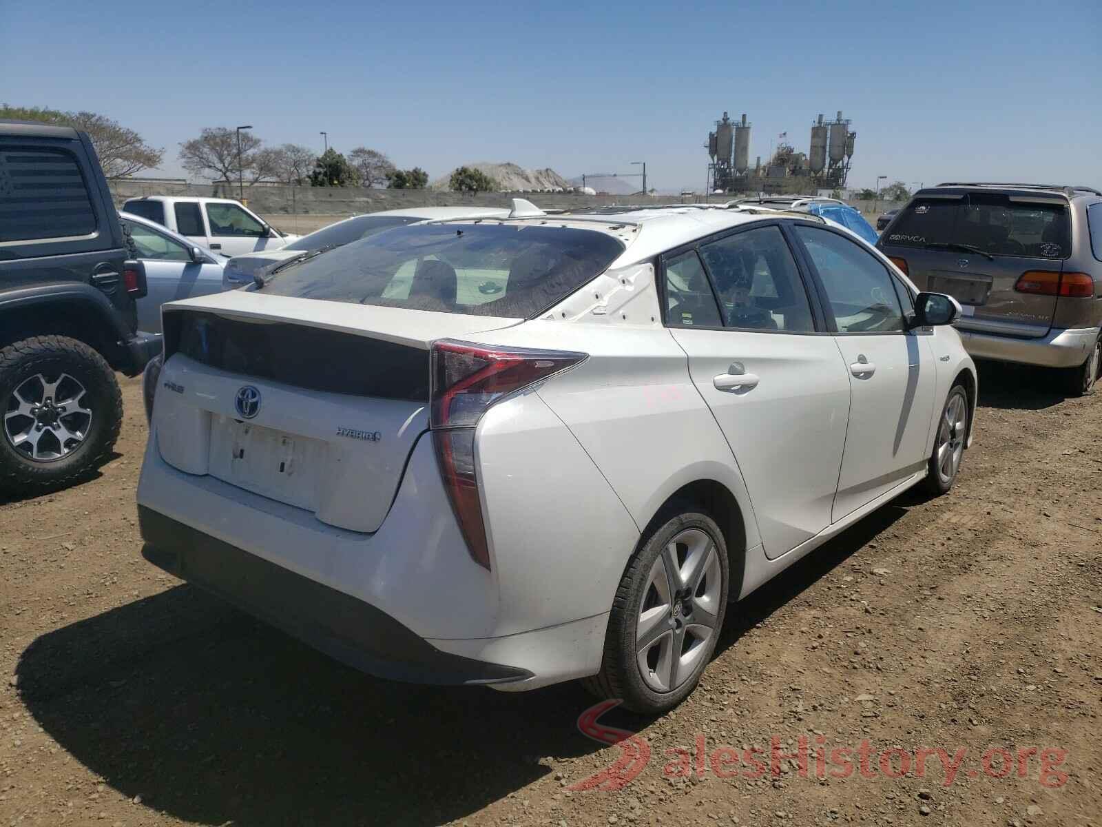 JTDKARFU8G3020381 2016 TOYOTA PRIUS