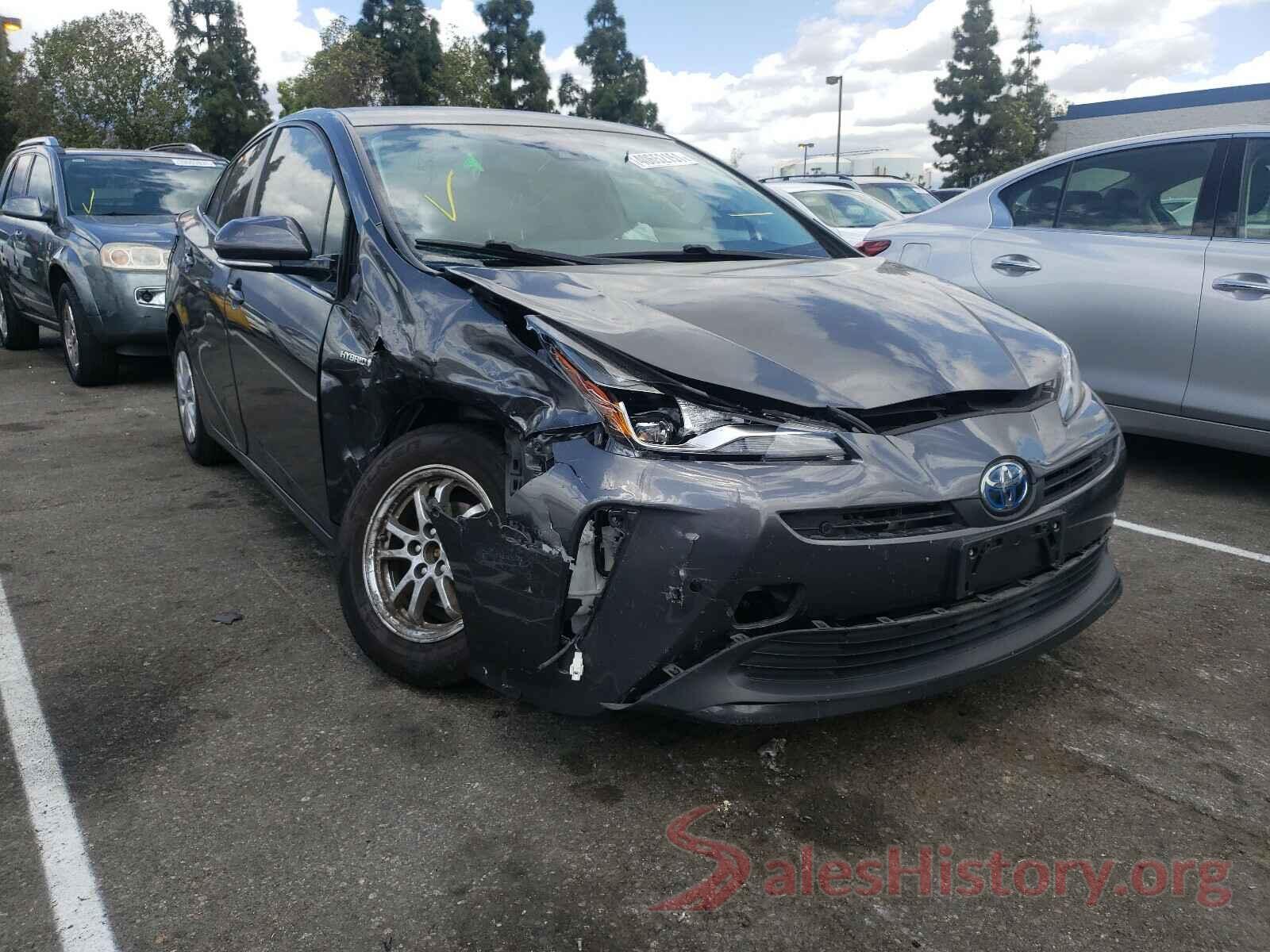 JTDKARFU8K3072649 2019 TOYOTA PRIUS